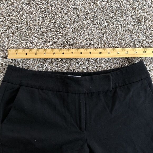 Milly New York Black Stretch Wool Mid Rise Regular Taper Dress Pants Womens Sz 4 - Picture 7 of 11